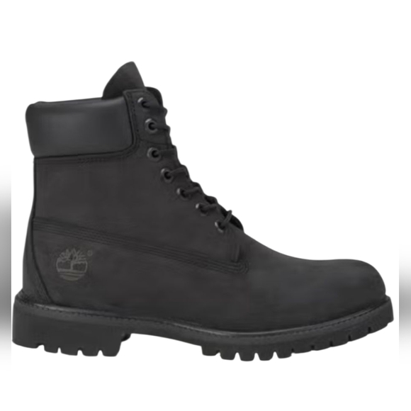 Timberland Men's Black Rugged Boots‎ with Waterproof Design Size M 5.5 W- 7-7.5 - Picture 1 of 9